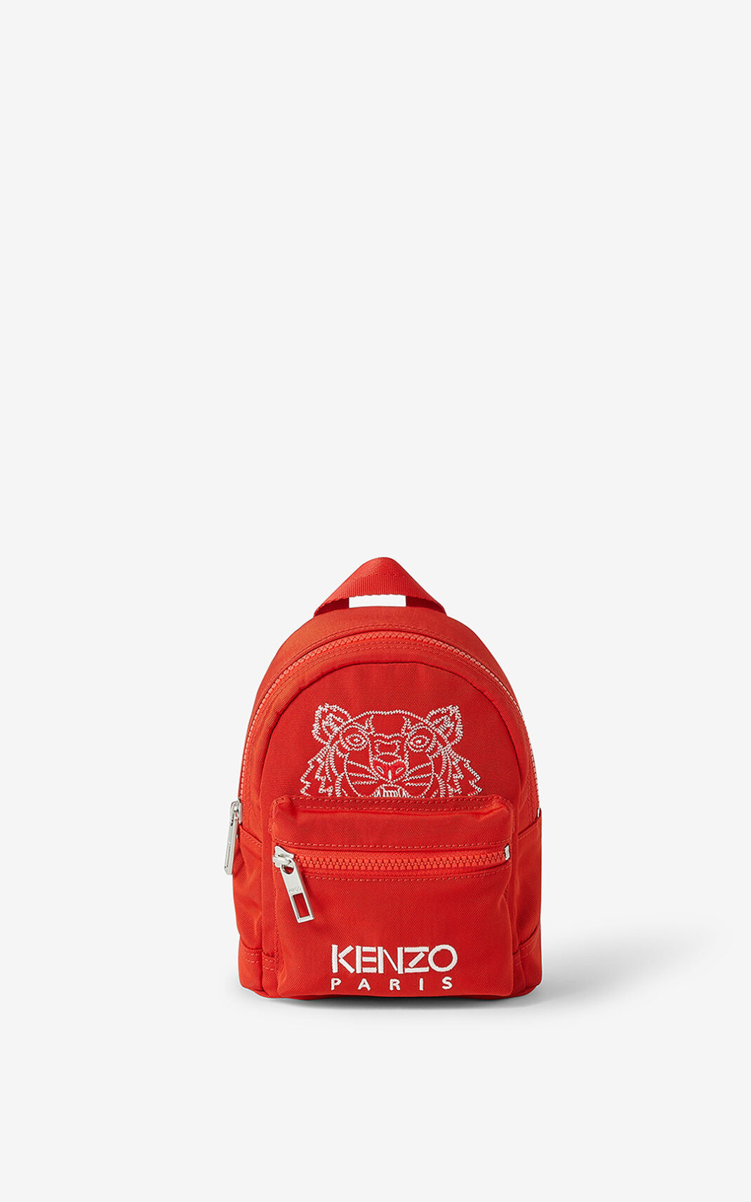 Kenzo Kampus 虎 canvas mini リュック メンズ 赤 - JFOIGM617
